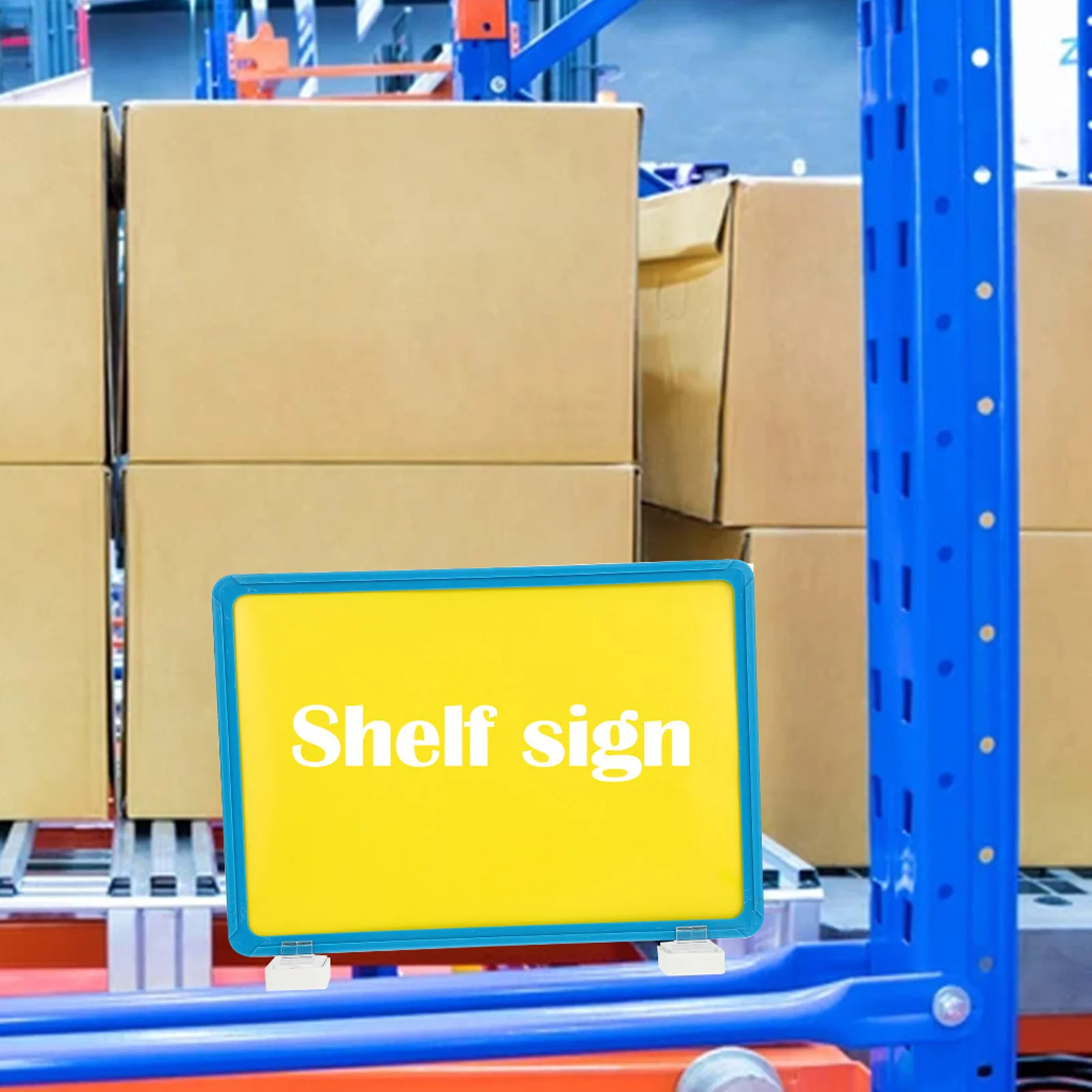 

Supermarket Accessory Kit Strong Magnetic Sign Holder Multi Use Price Tag Board for Store Organization 30.5x21.5x5cm