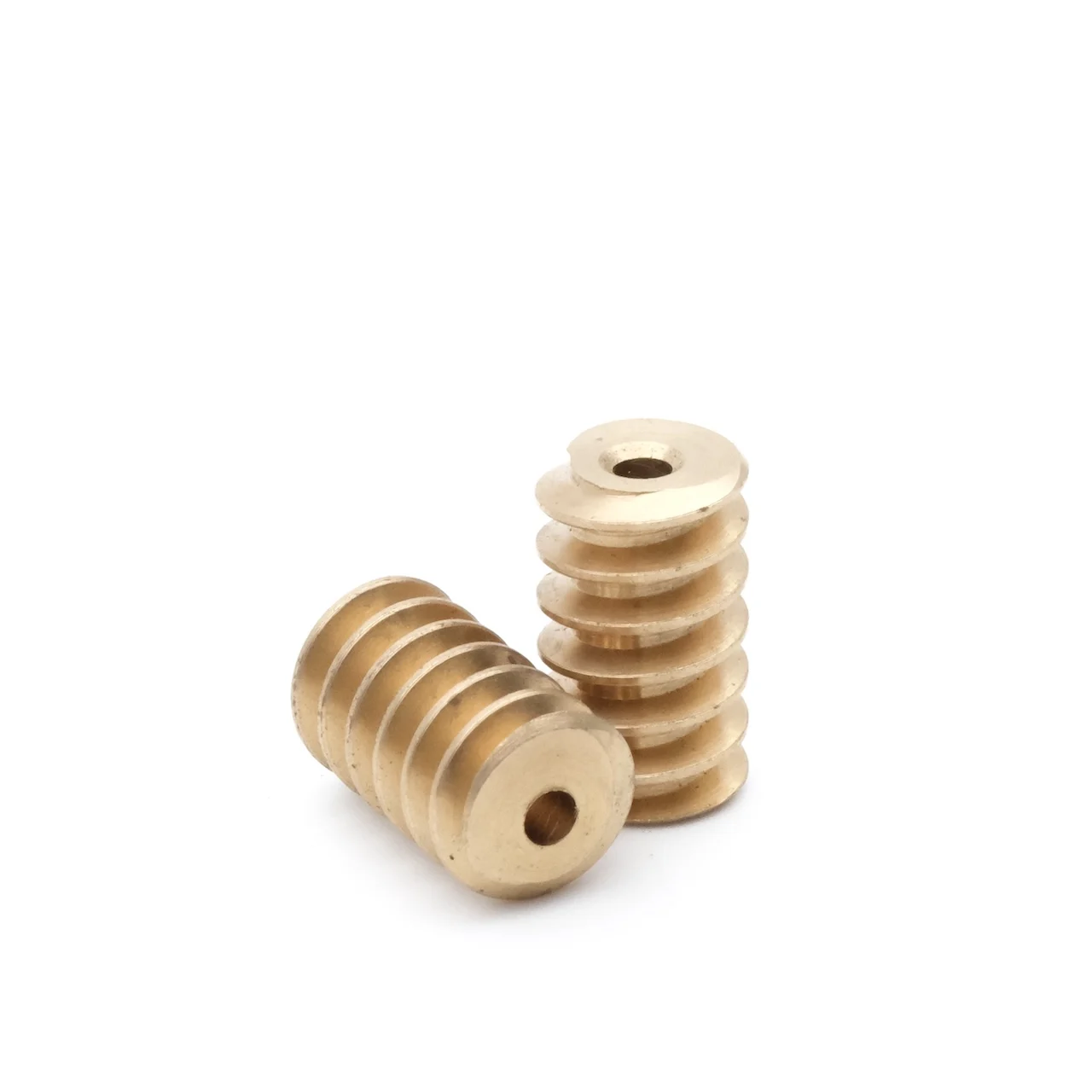 0.6M 1.98MM 2MM Hole 12mm*7mm Diameter Copper Worm Gear LOW NOISE Hardware Transmission Parts