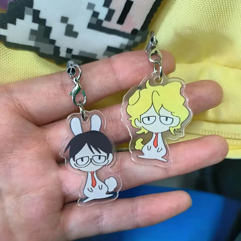 أنيمي Doukyuusei Kusakabe Hikaru Sajou Rihito تأثيري المفاتيح الاكريليك قلادة سلسلة هواتف كيرينغ مفتاح سلسلة الإكسسوارات الحلي