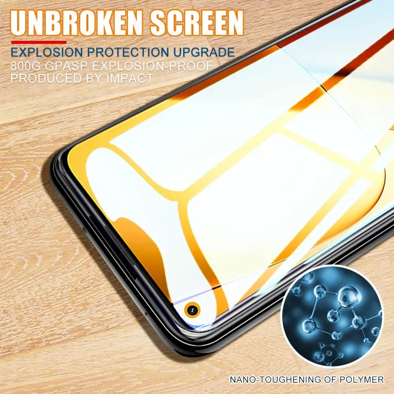 4Pcs Transparent Tempered Glass For Realme C20 C21 C25 C30 C31 C33 C35 C51 C53 C55 Screen Protector For Realme C25s C30s Film