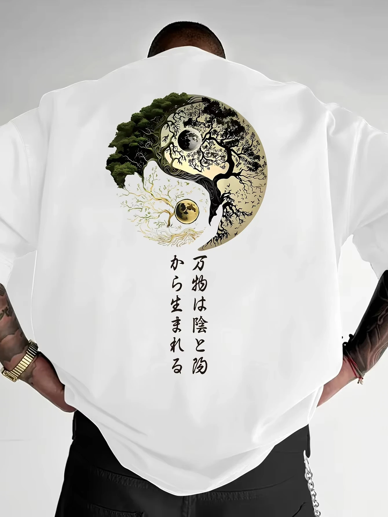 Camiseta con gráfico de caligr - Japanese Zen Lifestyle reseña y precio