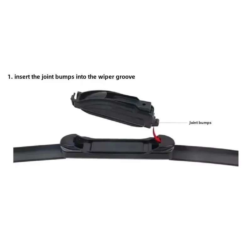 1PCS Multifunctional Wiper Interface Buckle Boneless Wiper Replaceable Buckle Wiper Blade Connector Windscreen Wipers Parts