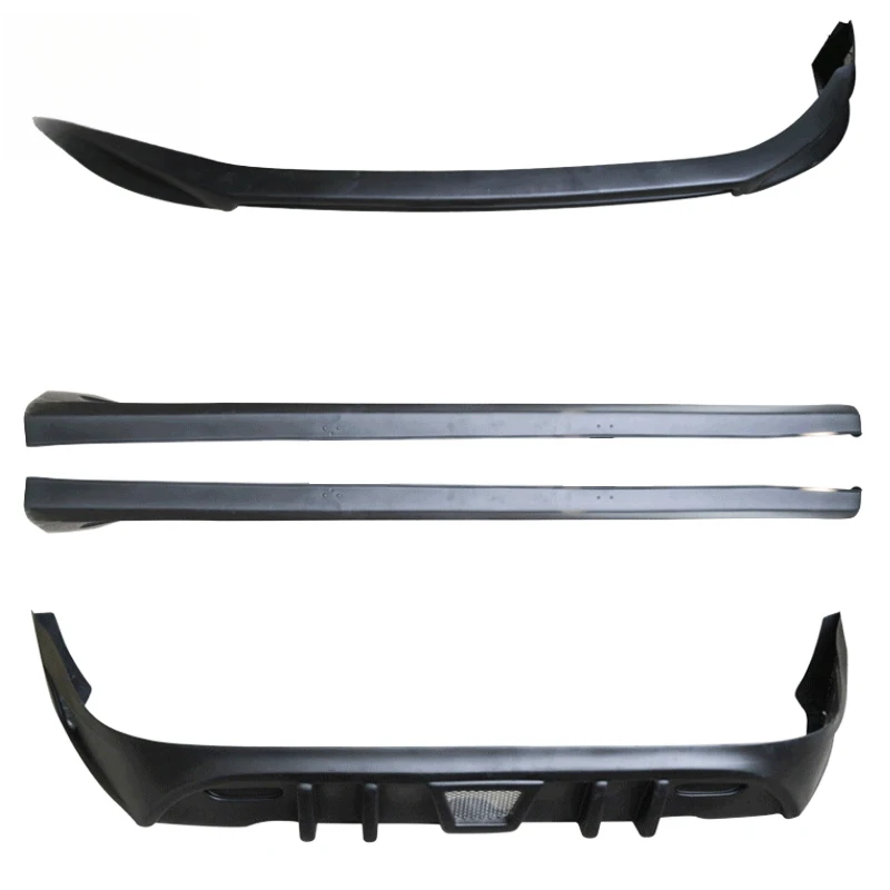 High Quality Front Rear Lip Side Skirt Exterior Upgrade Mod Accessories For Compact Sedan Vehicles