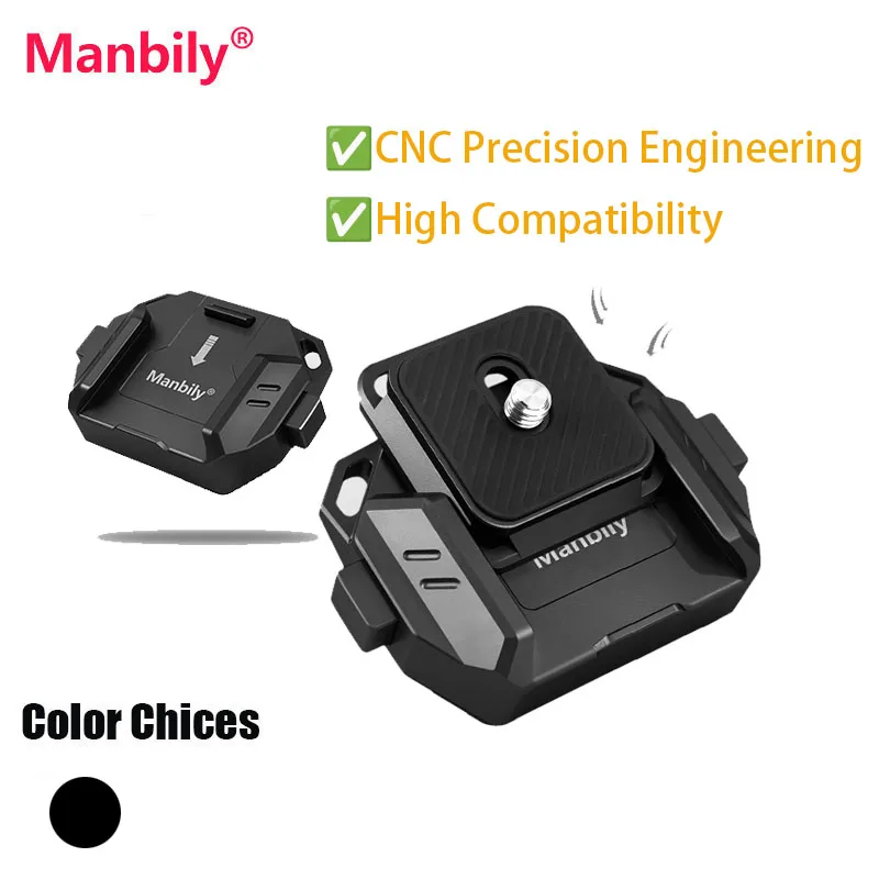 

Manbily Portable Camera Shoulder Strap Quick Release Base Aluminum Alloy with 1/4 inch scew for Sony Canon Fuji Leica