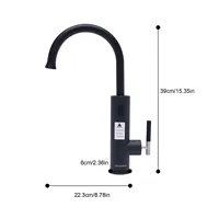 3200W Instant Hot Water Faucet 360° Rotating Faucet Kitchen Electric Water Heater Faucet Bathroom Hot & Cold Mixer Tap 220V