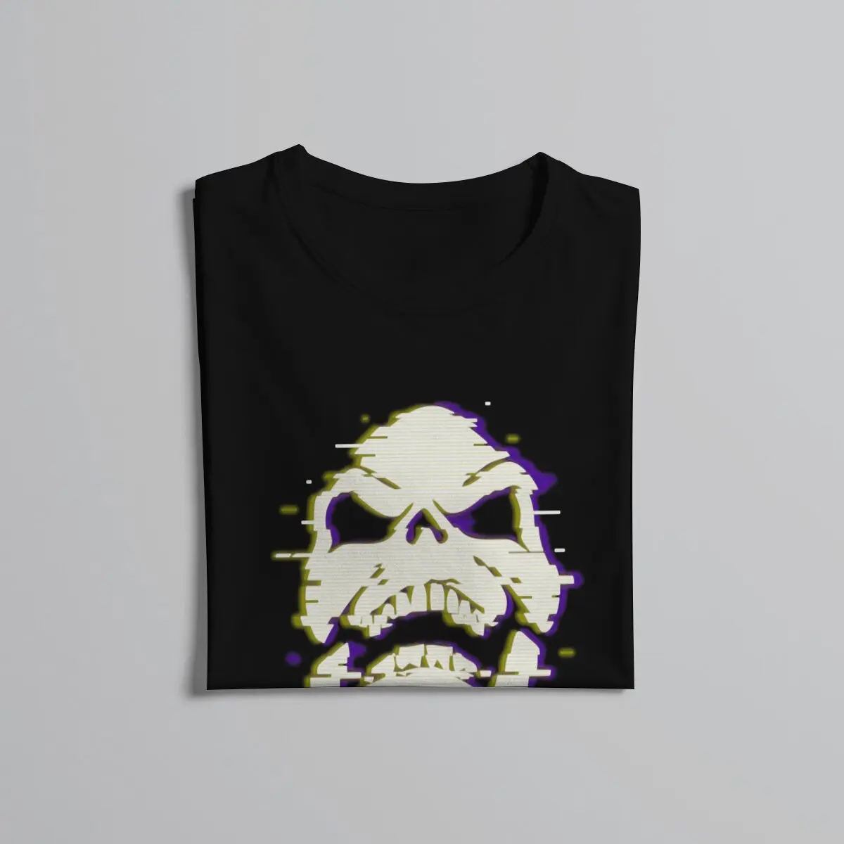 He Man the Master of the Universe GLITCHY SKULL Tshirt Graphic Men Tops Vintage  Summer Polyester Clothing Harajuku T Shirt