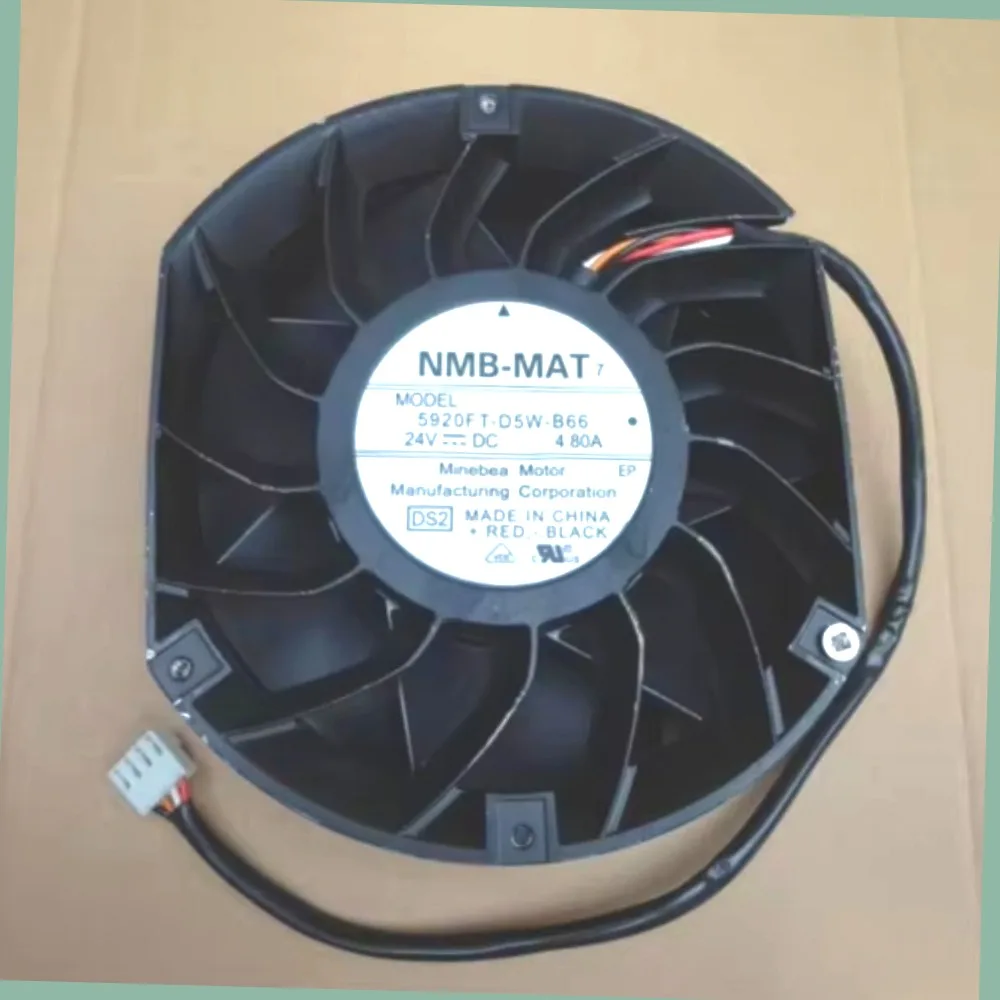 NMB 5920FT-D5W-B60 DS2 DC 24V 4.80A 172x170x51mm 4-Wire Server Cooling FanFor  Industrial Equipment Ventilation