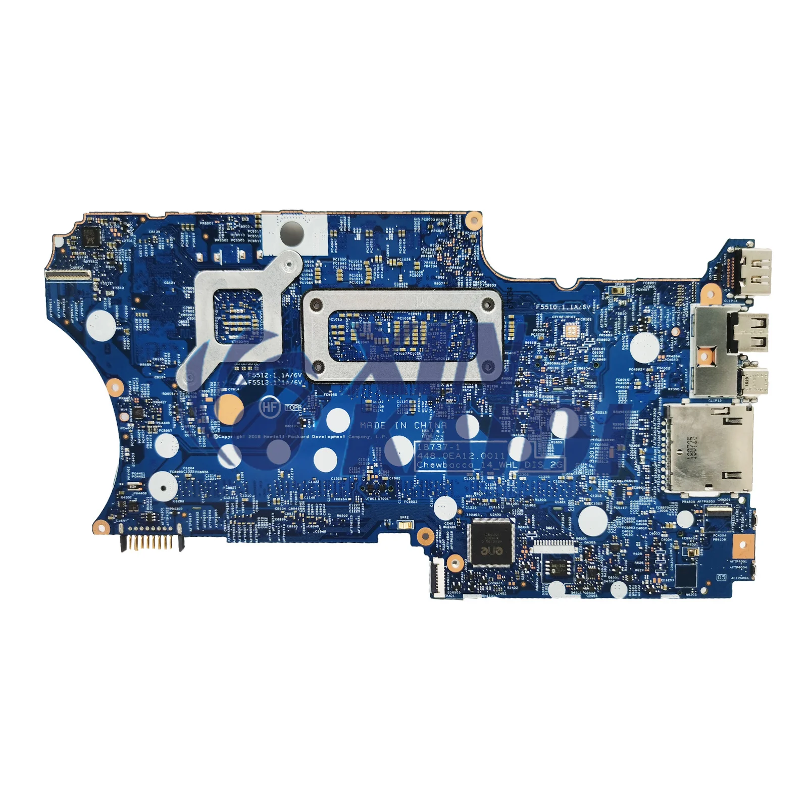 Placa principal 18737-1 para HP Pavilion X360 14-CD 14M-CD L36451-001 L36452-601 placa-mãe portátil com i3 i5 i7 CPU 940MX 2G