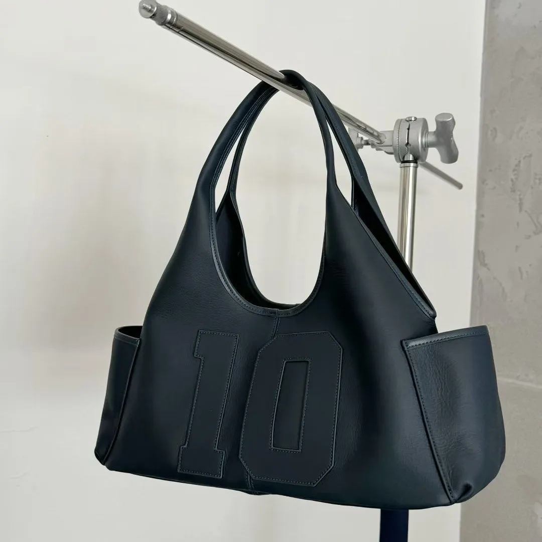 

Top Cowhide Women's Handbag 2025 New Niche Design 10 Suede Large Capacity Vintage Fashionable One-Shoulder Tote Bag