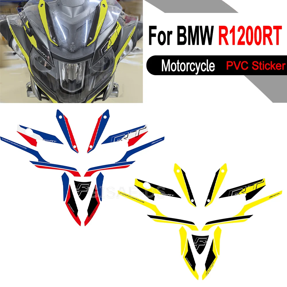 

R1200RT Tank Knee Pad Stickers Decals Motorcycle Body Fairing Trunk Luggage Cases Protector For BMW R1200 RT r1200rt