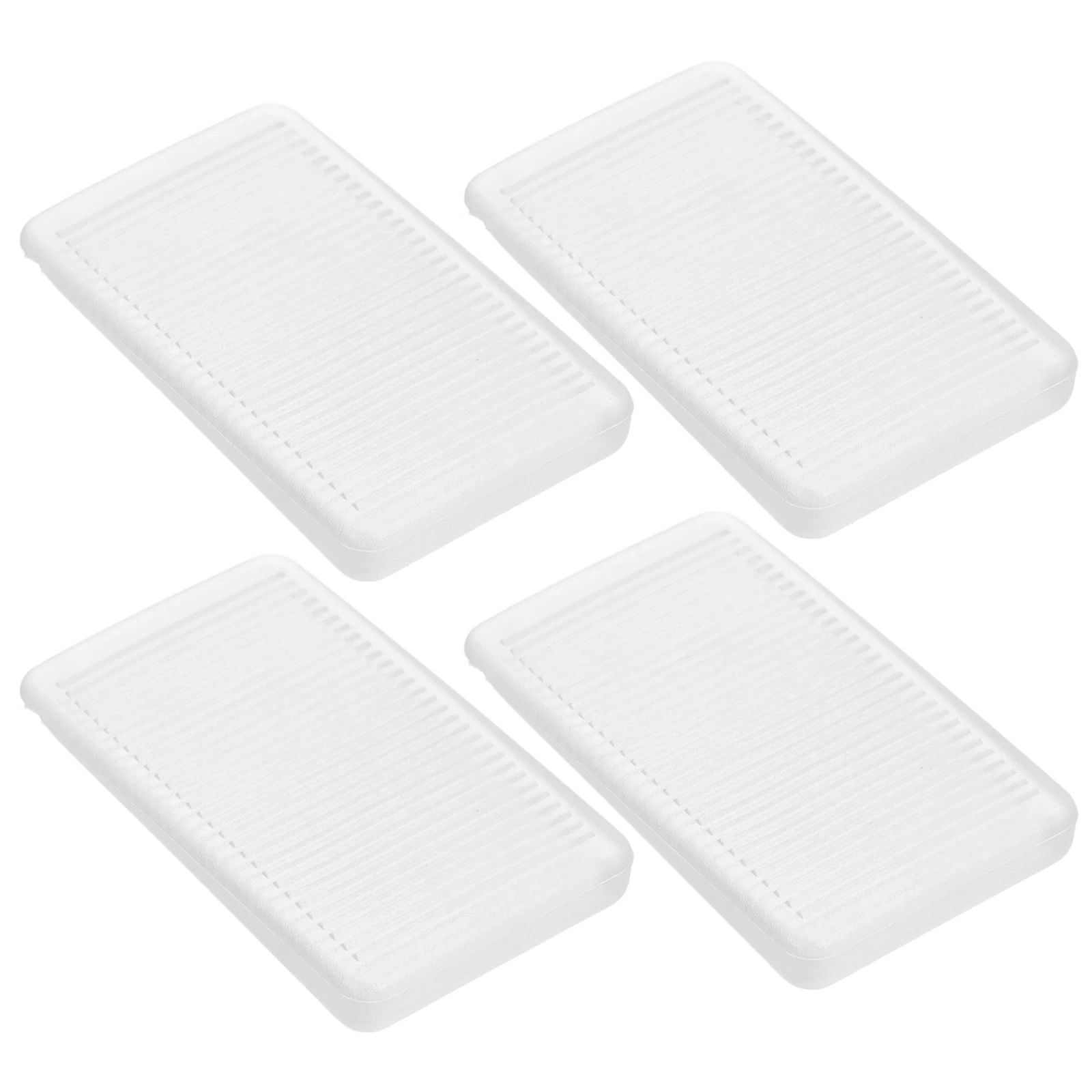 

4pcs Clear Adjustable Table Shims Transparent Furniture Leveling Wedges For Desk Stabilizer Cabinet Door Floor Protection