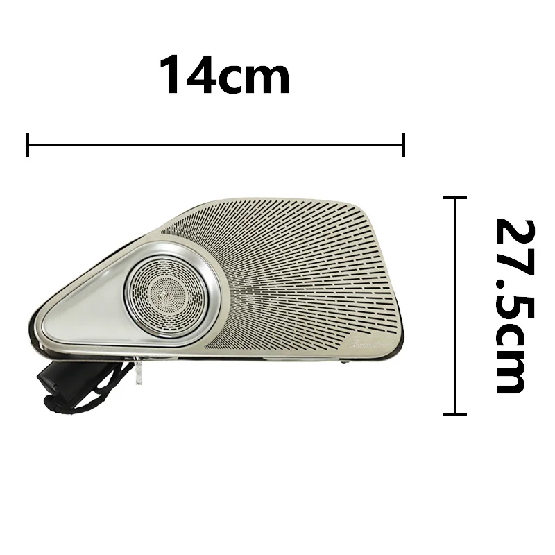 New Car 64 Color Ambient LED Light Rear Door Rotary Tweeter Decoration With Rotating Speakers For Mercedes Benz S-class W223