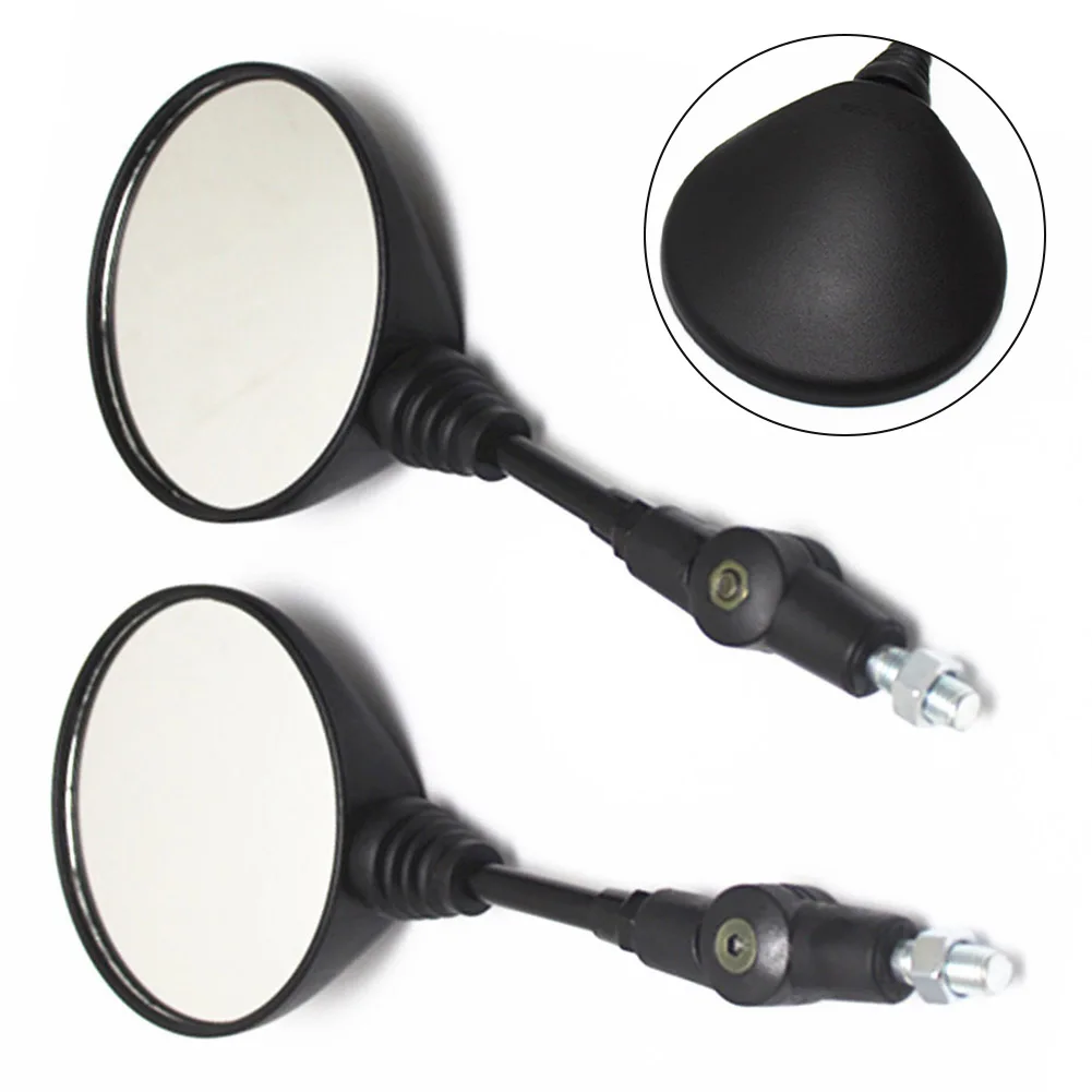 Compact Design Motorcycle Riding Adjustable Motorcycle Mirror Adjustable Angle Easy Installation Foldable Design