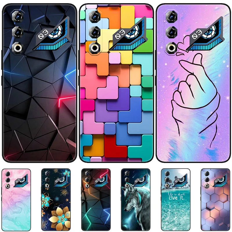 Capa para zte nubia neo 3 gt 5g z2465n capa protetora de silicone legal para nubia neo3 gt protetor de pára-choques fundas à prova de choque
