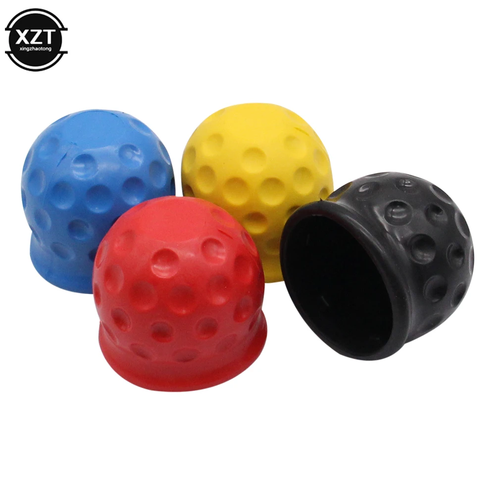 4 Colors Universal 50mm Tow Bar Ball Cover Cap Ball Hood for Trailer Hitch Towball Protect Car Accessories Repair Tool