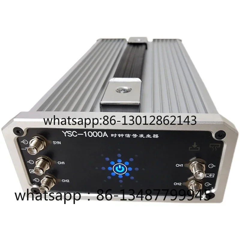 YSC-1000A 2MHz to 3GHz Clock Generator Signal Generator Frequency Generator with four-Channel Low Noise