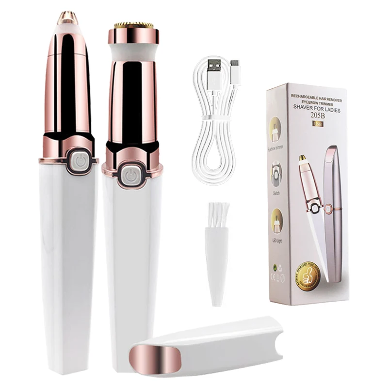 電動眉毛トリマー ミニアイブロウエピレーター 顔の脱毛 レディース ポータブル 女性用 痛みのないカミソリシェーバーツール
