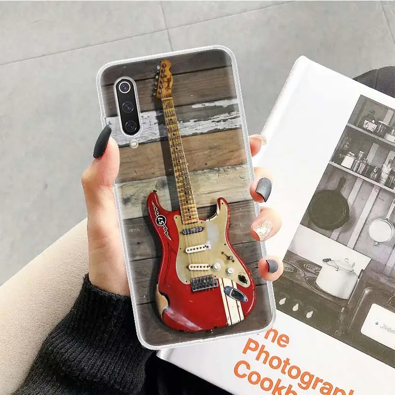 Music score Musical violin guitar Phone Case For Xiaomi Redmi Note 13 14 15 Pro Plus 12S 12 14S 11S 11E 10 10S 11 11T 5G 4G Cove