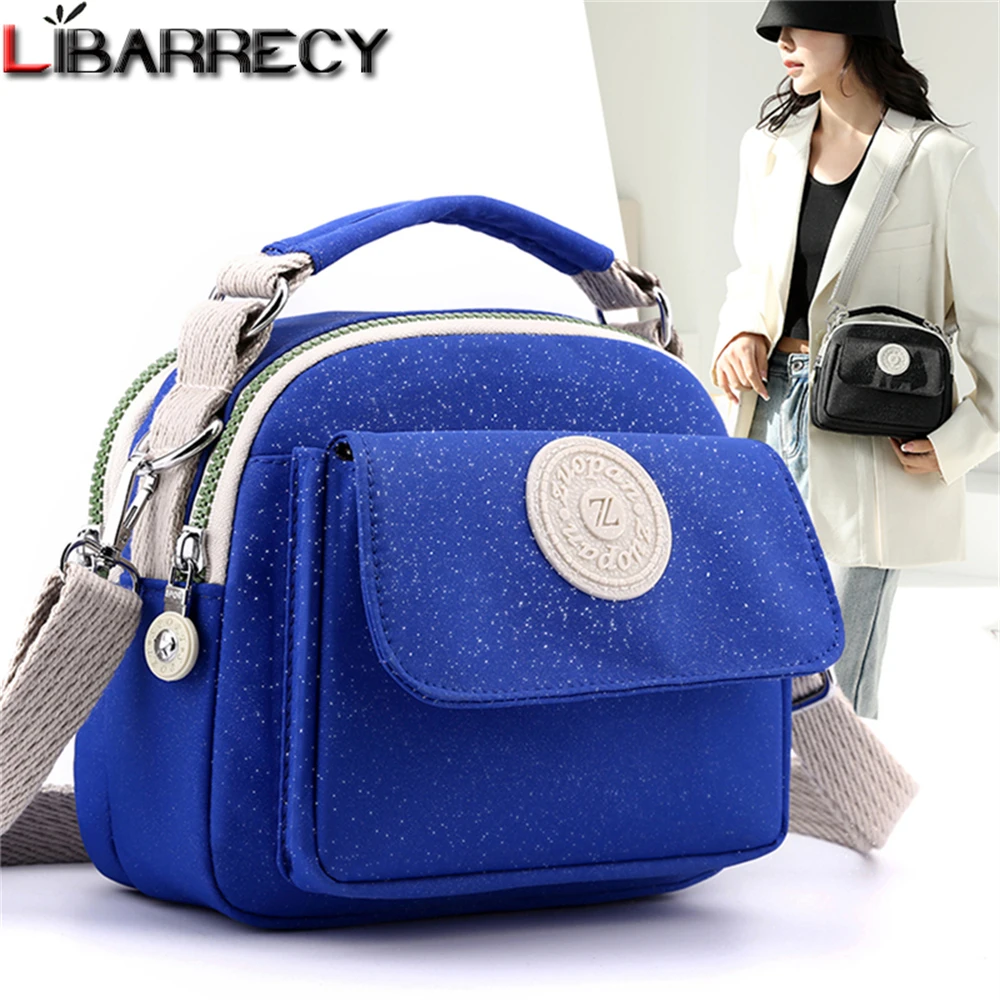 

Fashion Women Shoulder Bags Soild Color Casual Tote Outdoor Bag Canvas Handbag Zipper Messenger Crossbody New Women's Bag Bolsos