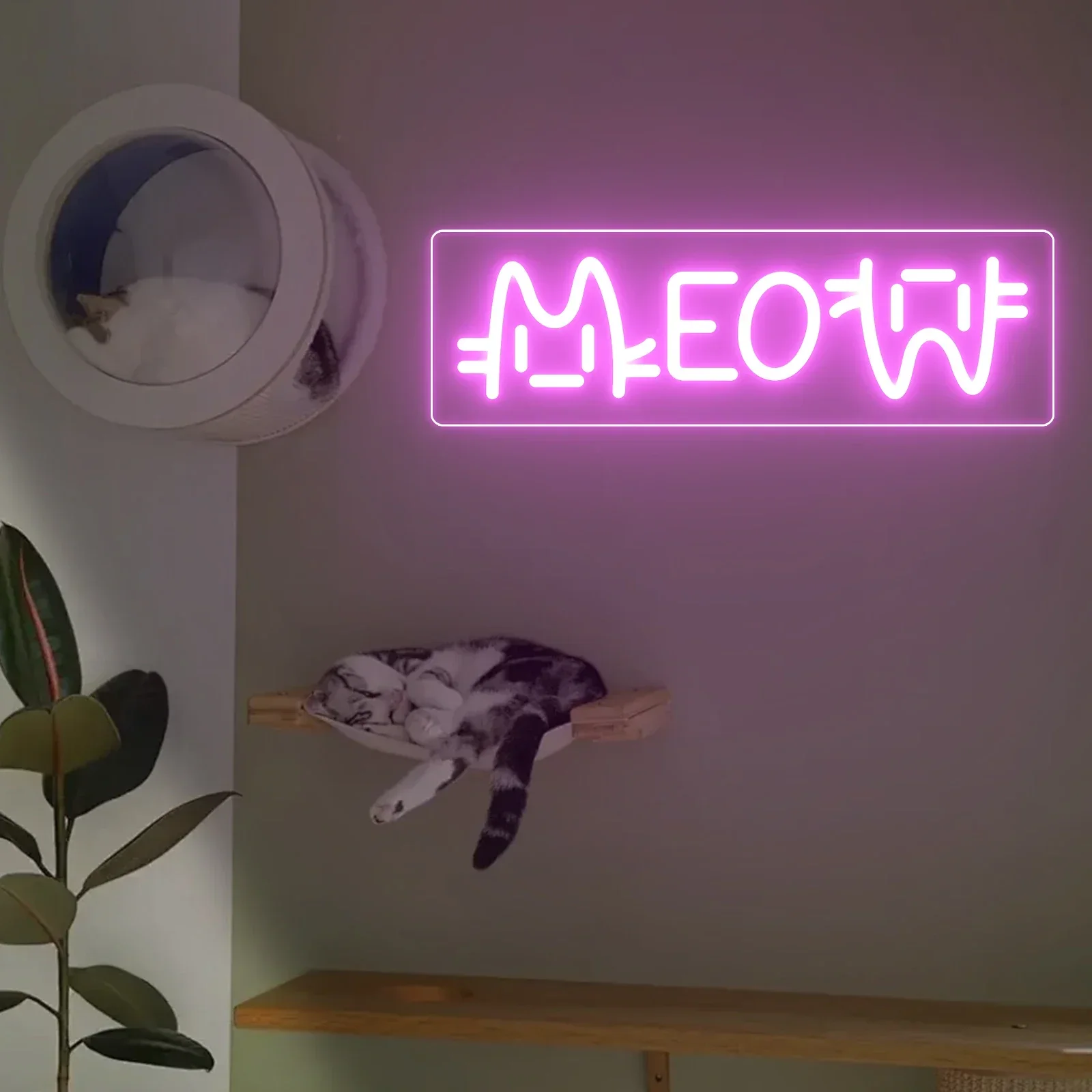 

Cat USB LED Neon Light Night Sign Children's Bedroom Wall Decoration Neons Lamps Creative Birthday Gift Room Decor Neon Signs