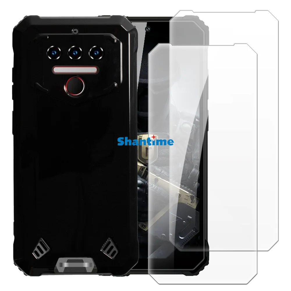 Soft Case + 2 Pack Tempered Glass Screen Protectors for Oukitel WP23, WP23 Pro Full-Body Protection