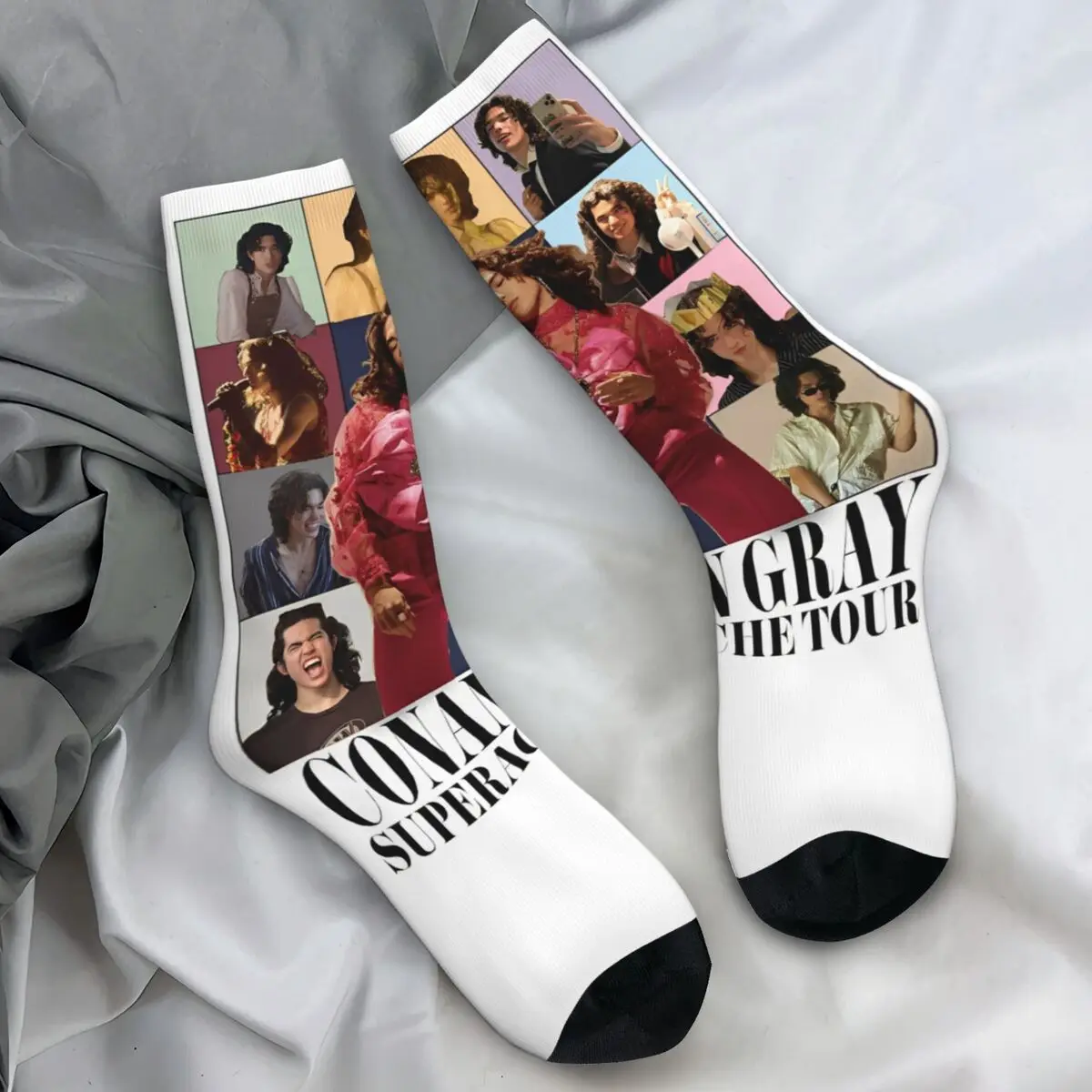 

Взрослые мужские носки Conan Grey Wishbone Альбом Чулки Весенние забавные дышащие носки Графические уличные нескользящие носки