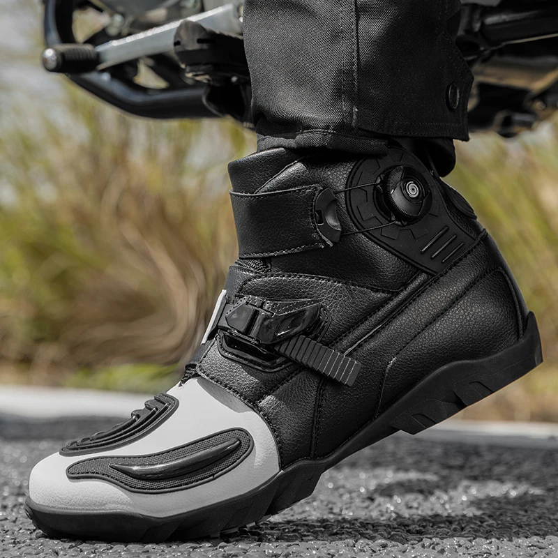 

Motorcycle protective riding boots unisex four season fashion off-road breathable anti slip comfortable equipment cycling boots