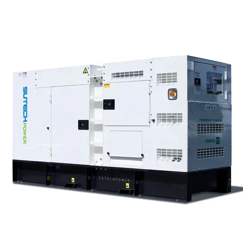 150 kva diesel generator with Cummins engine 6BTAA5.9--G2 super silent diesel generator