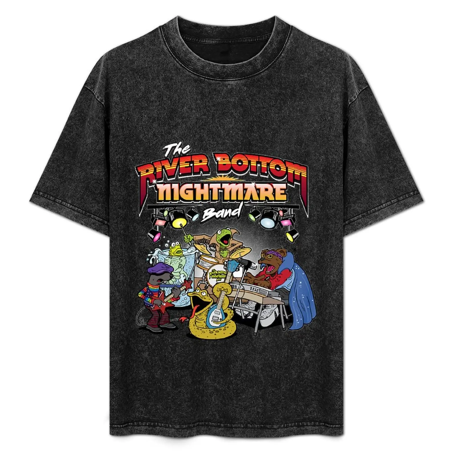 

River Bottom Nightmare Band 5 T-Shirt Fitness Quick Dry Short Sleeve Top