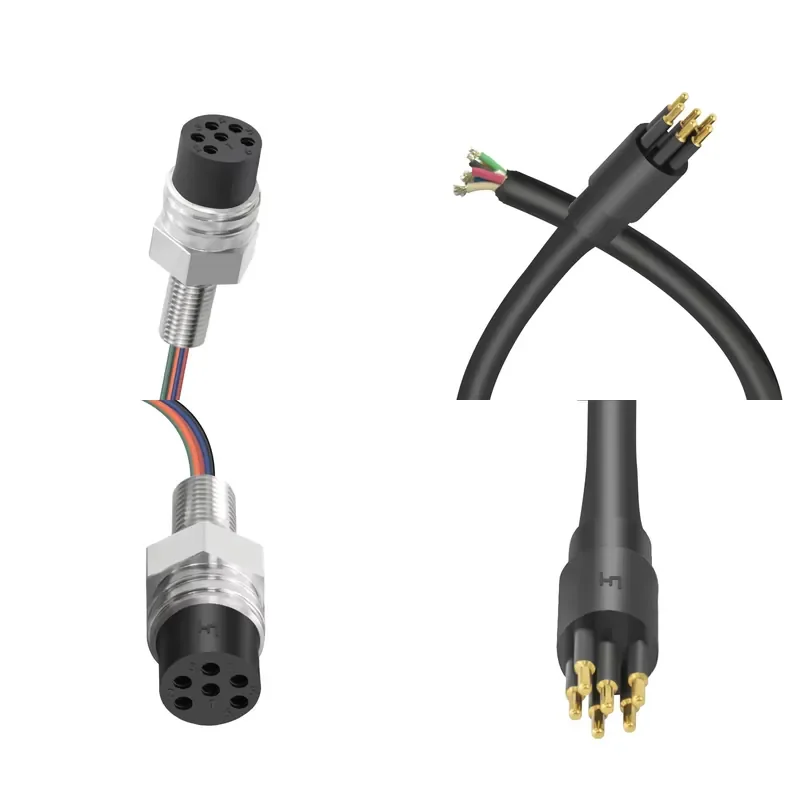 MCIL6M/MCBH6FSS 6 Pin Male Plug Female Socket Subsea Underwater Connector