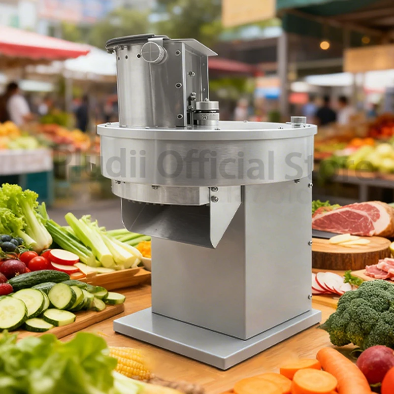 Commercial Vegetable Fruit Slicer Stainless Steel Electric Food 1-7mm Slicing Machine For Potato Carrot Onion Slicing Shredding