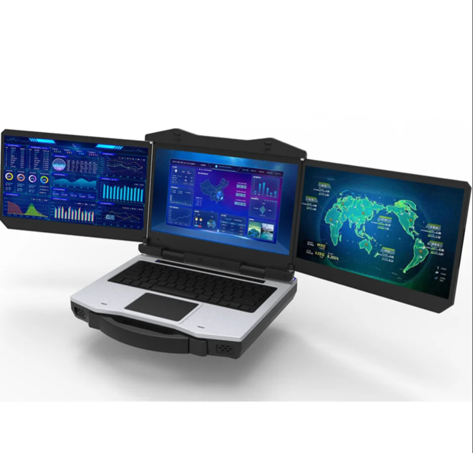 مخصص رقيقة جدا يده ثلاثي الشاشة طويلة المدى Dr-one U-AV محطة التحكم الأرضي Gcs المحمولة وعرة ل U-AV #1