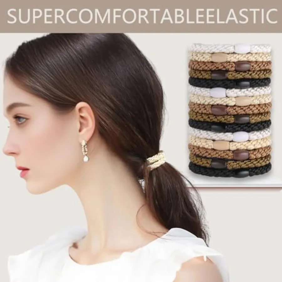 Hair Ties Hair Elastics Hair Clips 1 No Damage Hair Ties 0 High Elastic Ties 1 Ponytail Holders 2 Bow Hair Clips 20 Snap Hair C view 3