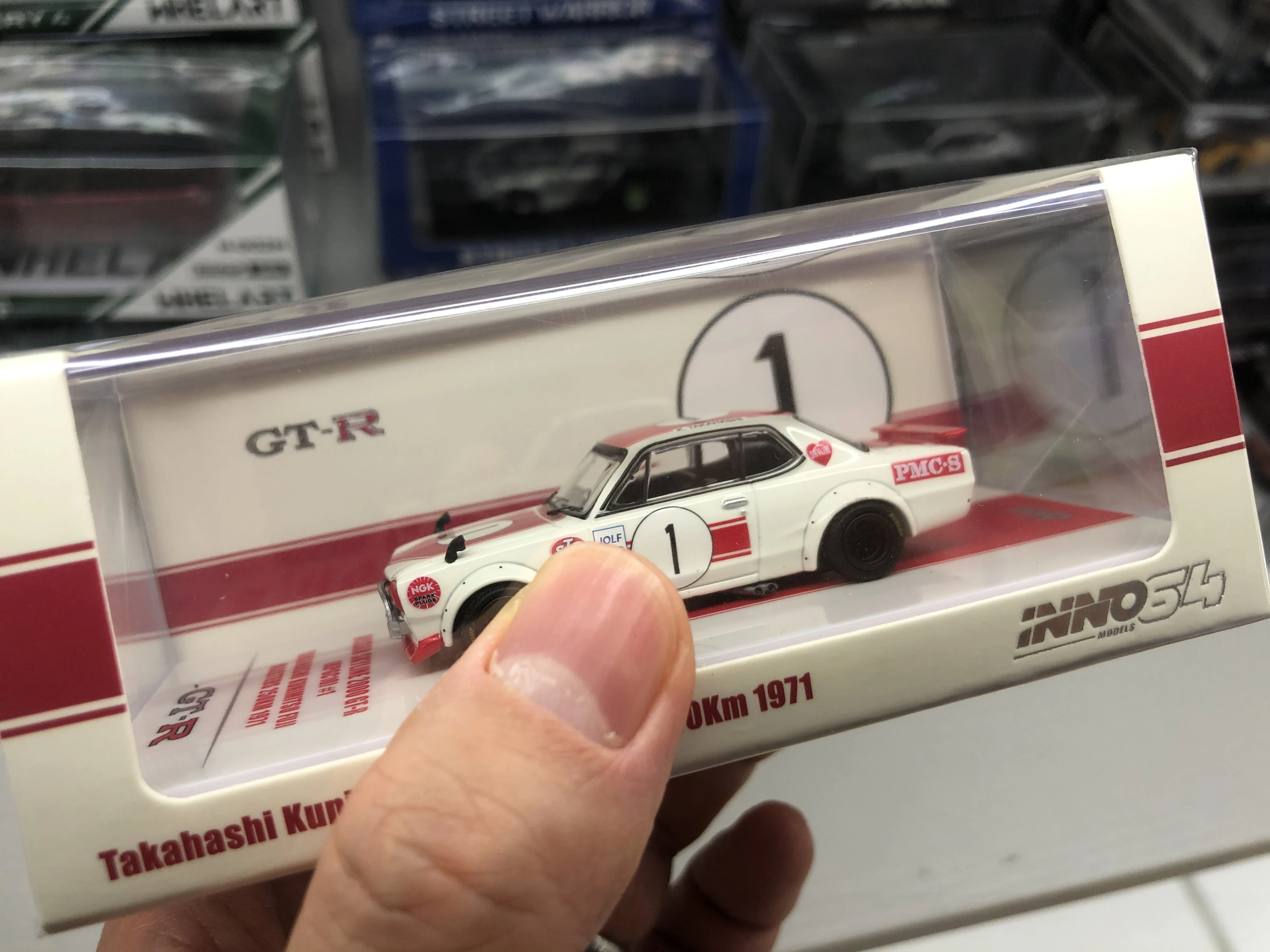 Inno 1:64 Takahashi Kunimitsu Fuji Masters 250Km 1971 JDM Diecast Model car Limited Alloy