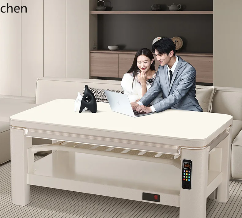 ZML new drop heating table household coffee table all-in-one roasting electric heating table electric heater living room