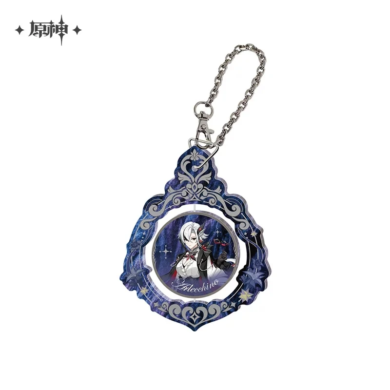 Official Genshin Impact Licensed Anime 2026 Carnival Reunion Series Game Merchandise Rotating Pin Keychain Accessory
