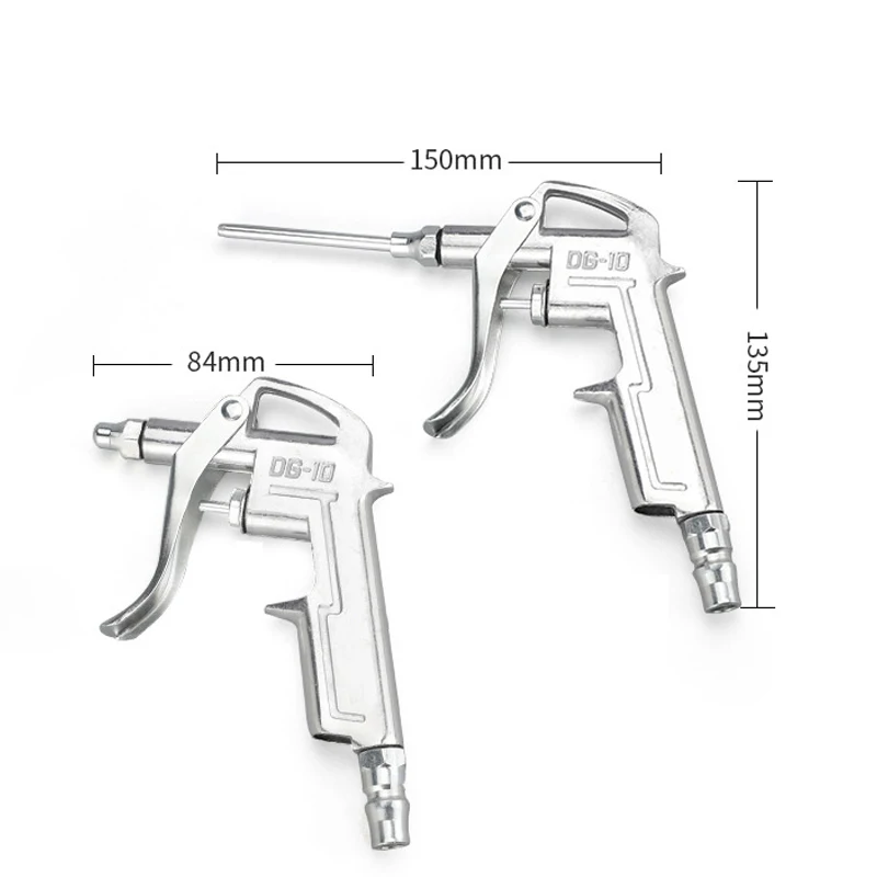 Air Blow Gun Pistol Trigger Cleaner Compressor Dust Blower 8inch Nozzle Cleaning Tool for Compressor Air Blow Gun