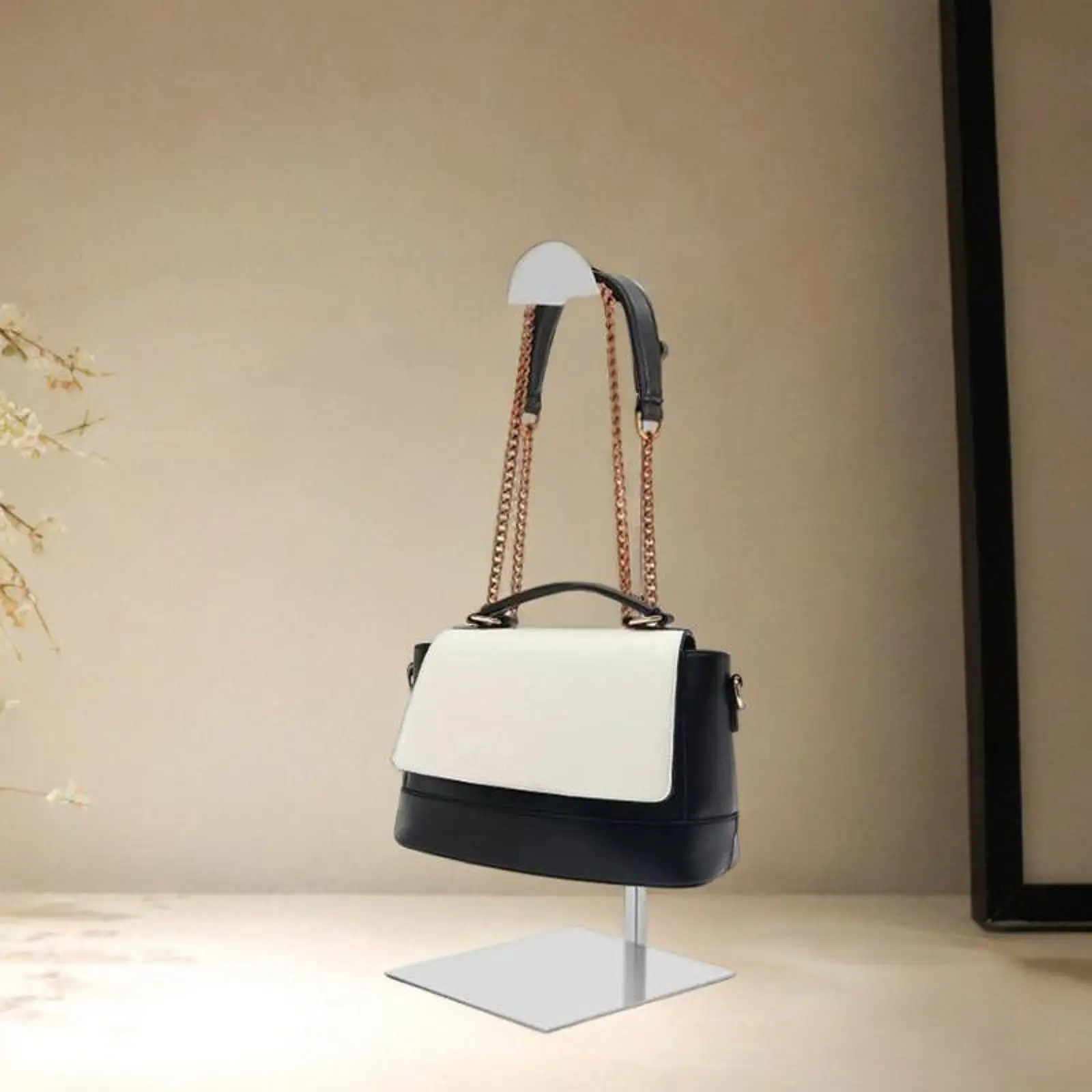 Handbag Rack Height Adjustable Metal Single Hook for Counter Vendors Selling