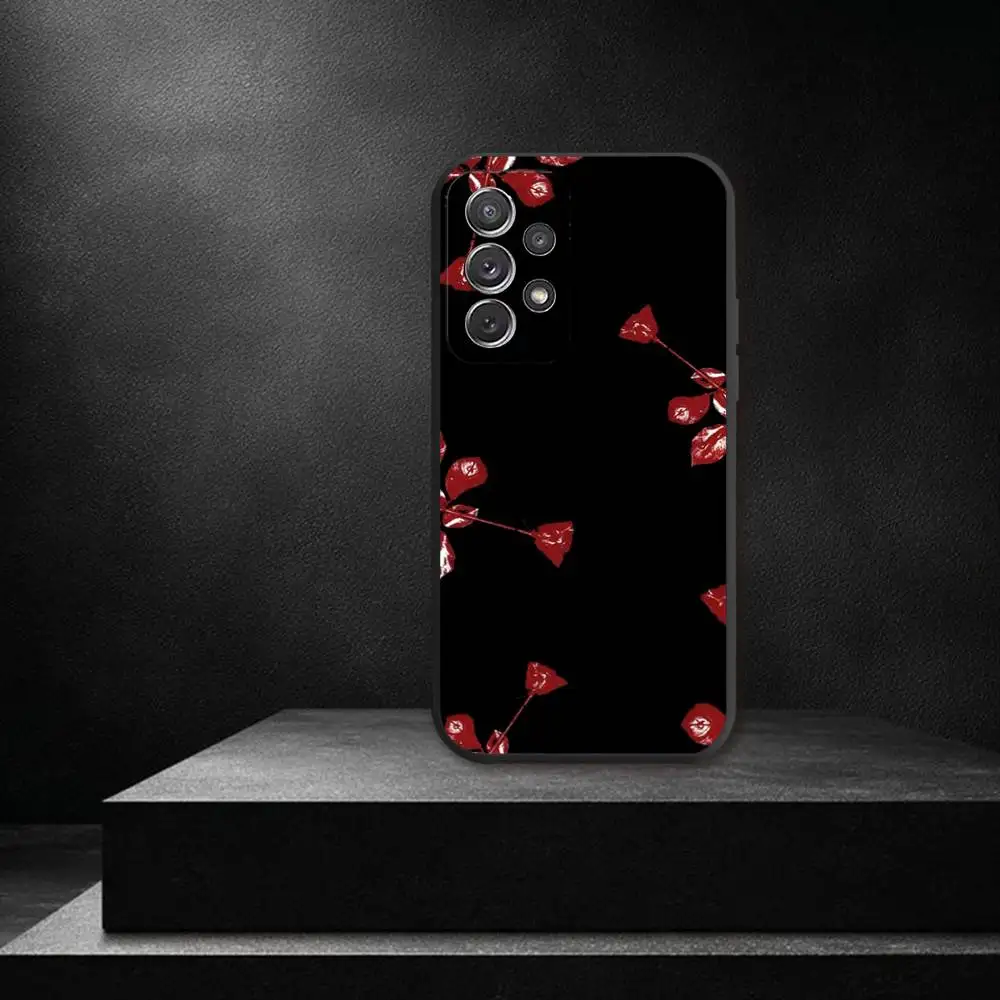 Чехол для телефона Band D-Depeche-ES Mode для Samsung S 25,24,23,22,30,21,10,9,Ultra,Plus,Lite,FE,4,5G, черный мягкий чехол