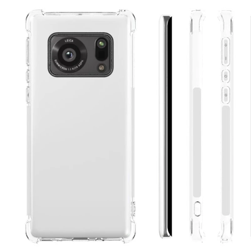 Cojín de aire a prueba de golpes, Airbag transparente, parachoques de silicona, funda trasera de TPU, funda de teléfono suave para Sharp Aquos R6 SH-51B