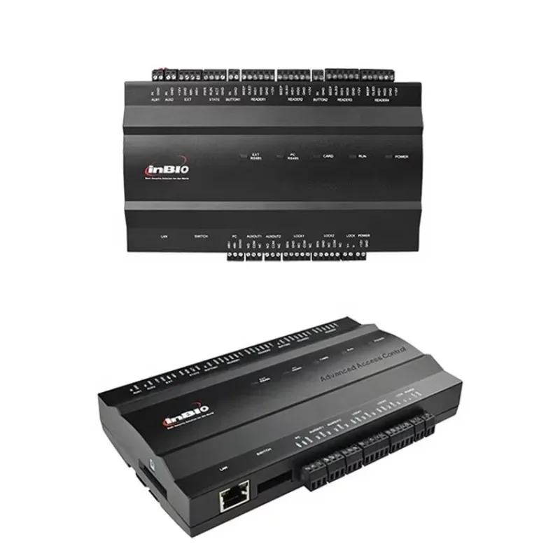 ZKT Inbio460 Smart Security Four Doors IP-based Biometric Fingerprint Multi Door Lock Access Controller Board Panel