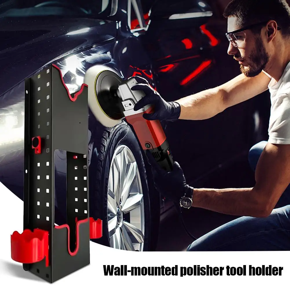 Imagem -02 - Car Polisher Frame Tool com Wire Storage Rack Box Angle Grinder Hanger Buffer Machines Máquinas de Corte Polimento Hold D7q3