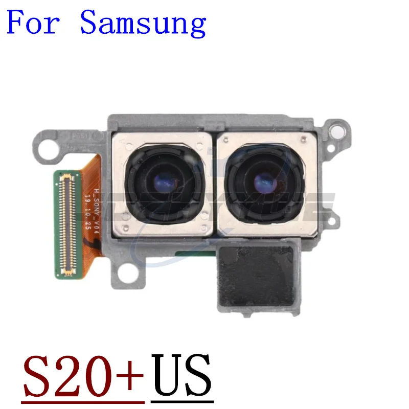 Rear Camera For Samsung Galaxy S20+ S21+ S22+ Plus Ultra FE 5G Facing Selfie Big Back Main Camera Module Flex Cable Parts