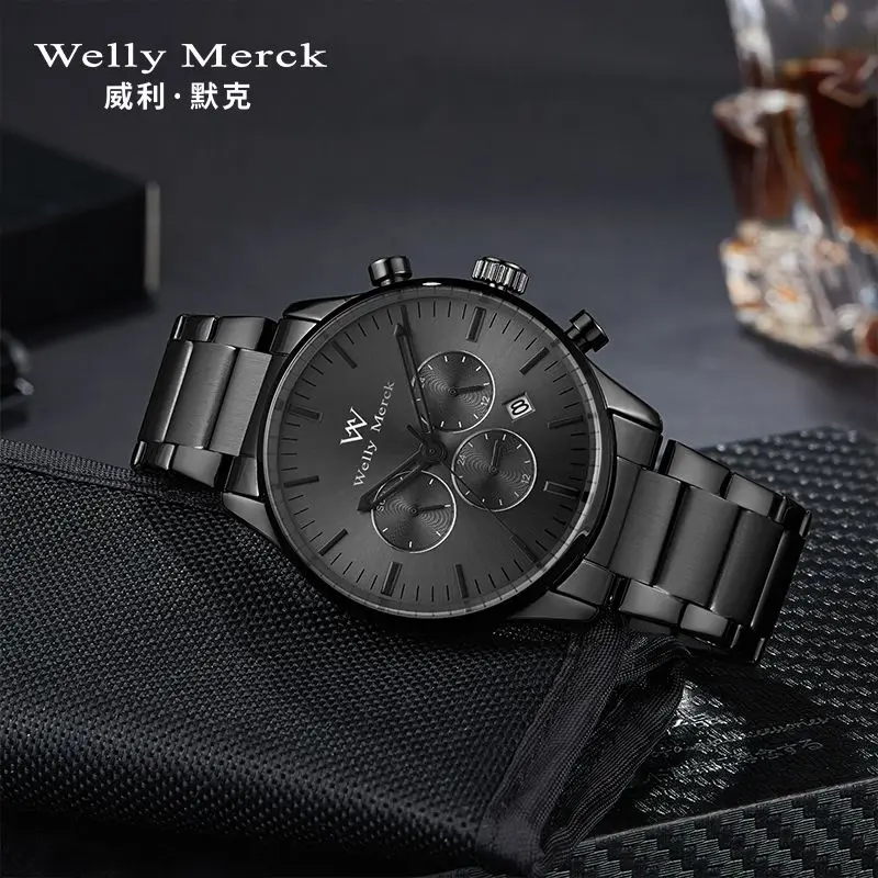 Genuine New Welly Merck Men's Darth Vader Quartz Watch Simple Fashion Watches