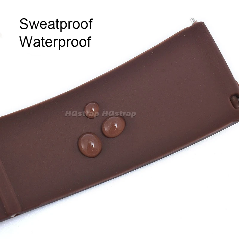 Rubber Strap 18mm 20mm 22mm 24mm Silicone Band Sport Waterproof Bracelet Quick Release for Seiko Wristband Watches Accessories