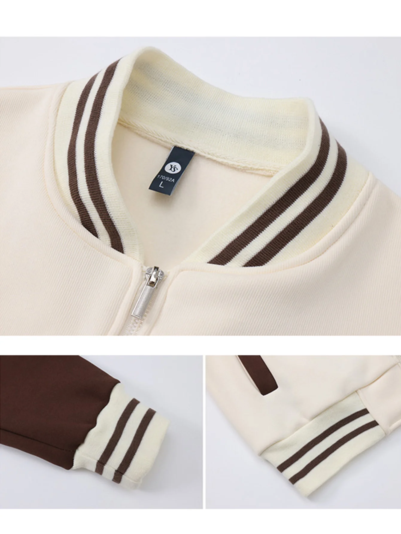 Sublimação em branco outono moda botão-up hoodie jaqueta com zíper workwear solto roupas esportivas para logotipo personalizado atacado