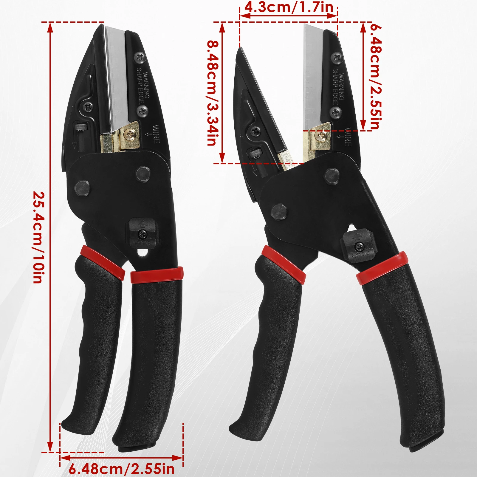 

Heavy Duty Scissors Industrial Scissors Sharp Utility Shears Multipurpose Utility Cutter for Branch Plastic Carpet