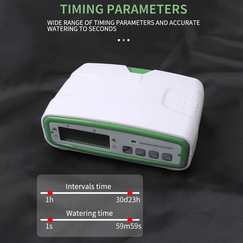 Intelligent Automatic Watering Device Double Pump Timed Waterer Garden Terrace Drip Irrigation System