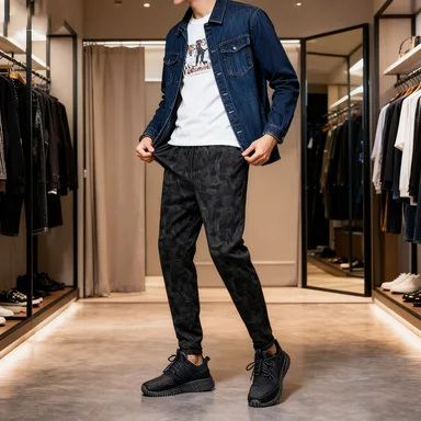 

New Gyms Lanyard Men Women Sportwear Camouflage Jogger Baggy Harem Sweatpants Pants Slacks Trousers Legging Large Size M-5XL