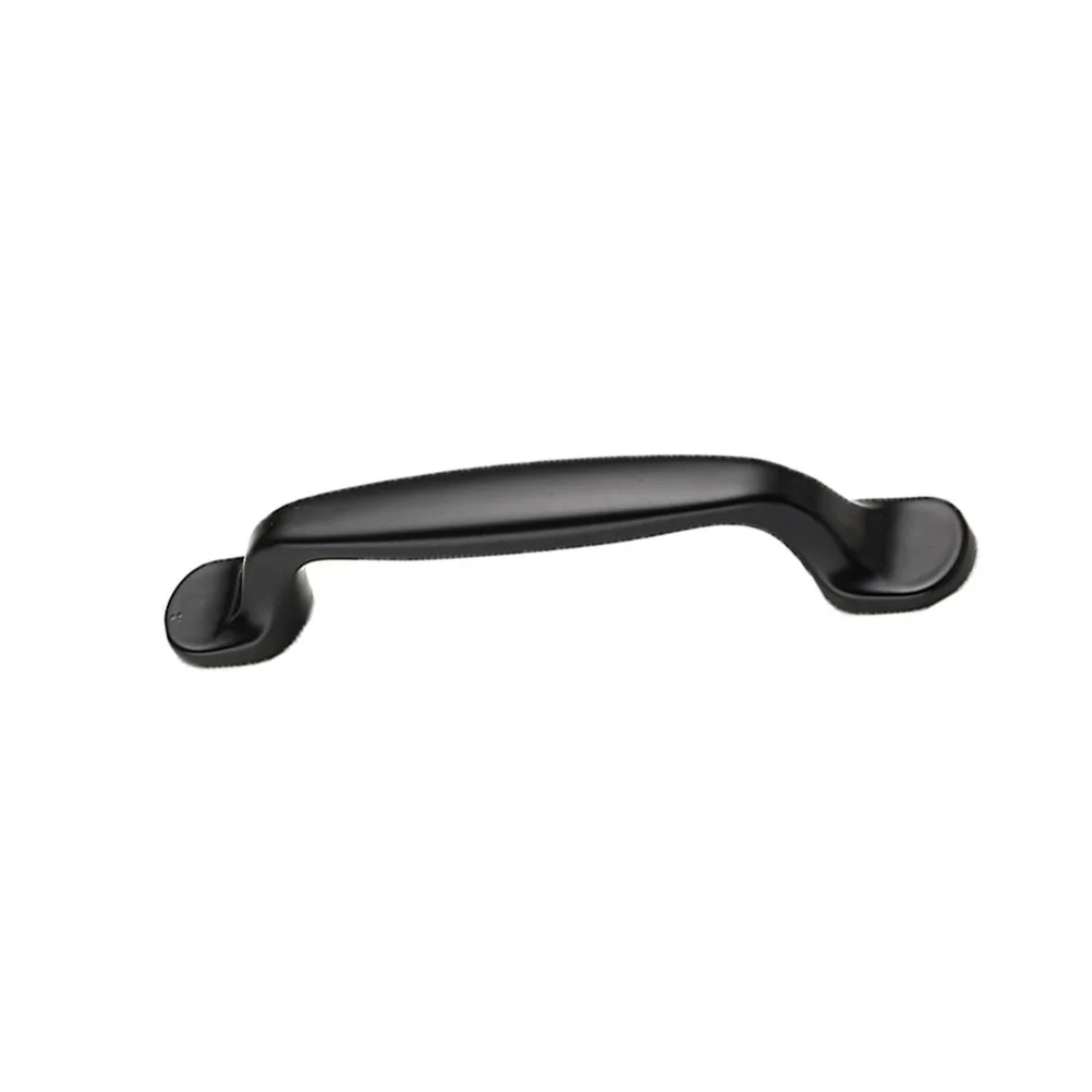 

5pcs Aluminum Drawer Modern Simple Pull Cabinet Handle For Drawer Wardrobe Metal Furniture Wardrobe Handle Knob Black